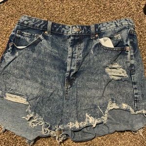 Wild fable ripped jean shorts